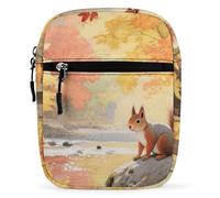 A Maple Forest in Autumn Crossbody Bag Unisex,Sling Bag with Adjustable Strap And Zip,Shoulder Bags for Work Travel