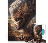 A Masquerade Beyond Reality 1000-piece Jigsaw Puzzles Stress Relief Play High Def Print Family Enjoyable Birthday Present (38x26cm)