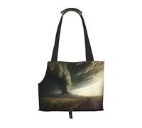 A Massive Tornado Printed Portable Foldable pet Shoulder Bag, Suitable for Carrying Small Pets