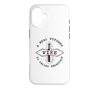 A Meal Without Wine Is Called Breakfast Funny Wine Drinking Case for iPhone 16