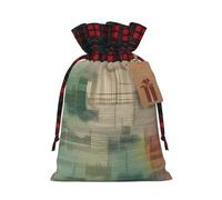 A Melodic Tunes Holiday Printed Drawstring Pouch M For Party, Wedding, And Festival, Lightweight Polyester