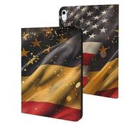 A-mericans And German Flags Case Compatible for ipad Air5/air4 (10.9in) /ipad Pro 2018(11in) Tablet Cases Stand Protective Cover with Sleep/Wake