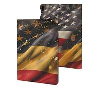 A-mericans And German Flags Case Compatible for ipad Pro/ipad Air3(10.5in) Tablet Cases Stand Protective Cover with Sleep/Wake