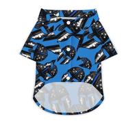 A-mericans USA Flag Spartann Hawaii Shirt Print Dog Clothes T-Shirt Beach for Puppy Cat 3XL
