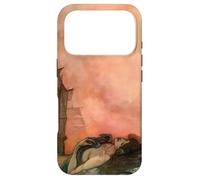 A Mermaid Lies Peacefully In The Water Under A Colorful Sky Case for iPhone 17 Pro