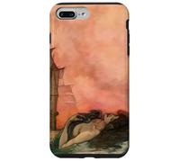 A Mermaid Lies Peacefully In The Water Under A Colorful Sky Case for iPhone 7 Plus/8 Plus