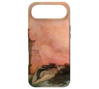 A Mermaid Lies Peacefully In The Water Under A Colorful Sky Case for iPhone Air
