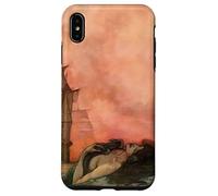 A Mermaid Lies Peacefully In The Water Under A Colorful Sky Case for iPhone XS Max