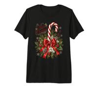 A Merry Christmas Vintage Bouquet Premium T-Shirt
