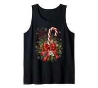 A Merry Christmas Vintage Bouquet Tank Top