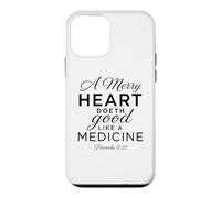A Merry Heart Medicine Scripture Bible Verse Proverbs 17:22 Case for iPhone 12 mini