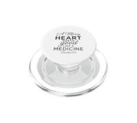 A Merry Heart Medicine Scripture Bible Verse Proverbs 17:22 PopSockets PopGrip for MagSafe