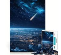A Meteor's Descent 1000 Piece Jigsaw Puzzle for Adults Logic Play Smooth Thick Family Enjoyable Home Art (50x75cm)