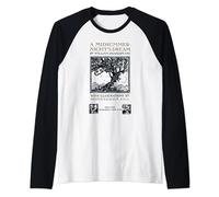 A Midsummer-Night's Dream Title Page William Shakespeare Raglan Baseball Tee