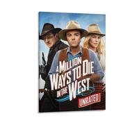 A Million Ways to Die in The West Film (3) Posters Art Print Wall Photo Paint Poster Hanging Picture Family Decor 20x30inch(50x75cm)