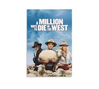 A Million Ways to Die in The West Film (5) Wall Art Poster Scroll Canvas Painting Picture Living Room Decor Home 20x30inch(50x75cm)