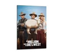 A Million Ways to Die in The West Film (6) Painting On Canvas Wall Art Poster Scroll Picture Print Walls Decor Home Posters 16x24inch(40x60c