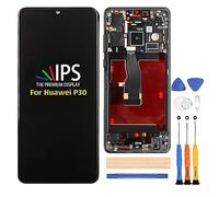 A-MIND for Huawei P30 LCD Display Screen Digitizer ELE-L29 ELE-L09 ELE-AL00 ELE-TL00 ELE-L04 Screen Replacement Full Assembly Repair Kits,with Tools(Black with Frame)