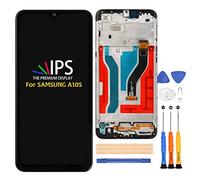 A-MIND for Samsung Galaxy A10s A107 Screen Replacement Touch Digitizer(Black with Frame) SM-A107F SM-A107M LCD Display Full Assembly Repair Kits,with Tools