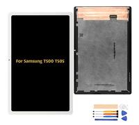 A-MIND for Samsung Galaxy Tab A7 10.4 Screen Replacement Touch Screen Digitizer SM-T500 SM-T505 LCD Display Full Assembly Repair Kits,with Screen Protector+Tools (White)