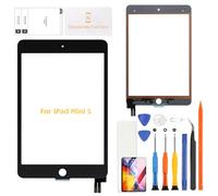 A-MIND Touch Screen Digitizer Replacement for iPad Mini 5 5th Generation 2019 7.9 Inch Black Glass Panel Only No LCD Compatible with A2126 A2124 A2133 A2125 (Black)