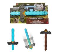 Minecraft MovieClick and Switch Sword and Pickaxe 2-in-1 Roleplay Toy