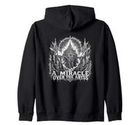 A Miracle Over The Abyss Gothic Cathedral Zip Hoodie