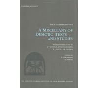 A Miscellany of Demotic Texts and Studies: No. 3: The Carisberg Papyri (Carsten Niebuhr Institute Publications)