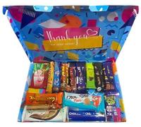 A Mix Of Treats 15 Chocolate Bars, Hamper - Gift Box with Mixed Flavors "Serving up some sweet happiness" Special For All Occasions Christmas,Birthday,Easter