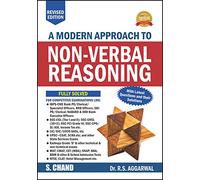 A Modern Approach to Non-Verbal Reasoning [Paperback] [Jan 01, 2017] R S Aggarwal