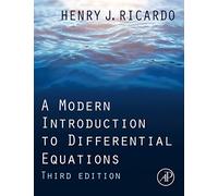 A Modern Introduction to Differential Equations
