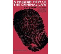 A Modern View of The Criminal Law: Pergamon Modern Legal Outlines