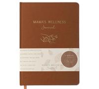 A Moments Space Mama’s Wellness Journal Guided Self-Care for Mums, Mindfulness & Stress Relief, Gratitude & Reflection, Undated & Daily Planner (Brown Tan)