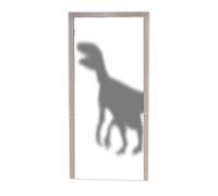 A.Monamour 3D Door Stickers for Interior Doors Shadow of Dinosaur Silhouette Animal Themed Abstract Art Vinyl Waterproof Self Adhesive Door Mural Decals for Bedroom Office Bathroom 77 x 200 cm