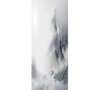 A.Monamour 3D Door Stickers for Interior Doors Wild Wolfs in Nature Wilderness Vinyl Waterproof Self Adhesive Door Mural Decals for Bedroom Office Bathroom 77 x 200 cm