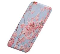 A.Monamour Non-Slip Water Absorbent Washable Bath Mat Pink Cherry Blossoms Sakura Flowers Nature Scenery Soft Flannel Mat Rug Carpet for Bathroom Bathtub Shower Kitchen Sink Bedroom 40x120cm