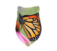 A Monarch Butterfly Printed Pet Scarves Washable Dog Bandanas Adjustable Pet Scarf For Dogs Accessories Pets