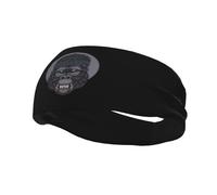 A Monkey Wearing A Turban On His Head Headbands Men Women Non Slip Wicking Sports Sweatband for Gym Basketball Yoga Hairbands