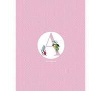A: Monogram notebook Initial "A" Notebook for Women and Girls, Pink Floral Journal & Diary for Writing & Notes-flower(Lines Book) (The first of the name)