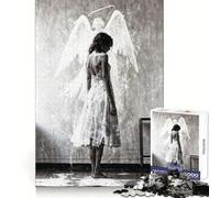 A Mortal Meets The Angelic Teenagers 1000 Piece Jigsaw Puzzle Serene Game Tight Connection Pattern Build Birthday Art Gift (38x26cm)