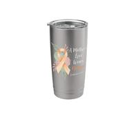 A Mother's Love Wears Orange Leukemia Warrior Stainless Steel Insulated Tumbler