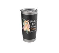 A Mother's Love Wears Orange Leukemia Warrior Stainless Steel Insulated Tumbler