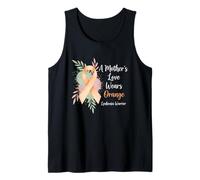 A Mother's Love Wears Orange Leukemia Warrior Tank Top