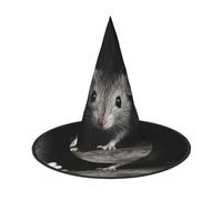 A mouse in the darkness Halloween Witches Hats Witch Headbands Wizard Hat Costume Accessories Cosplay for Party Masquerade Foldable 3 PCS