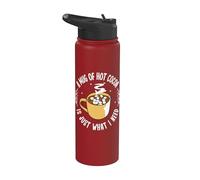 A Mug of Hot Cocoa is Just What I Need Cozy Winter Stainless Steel Insulated Water Bottle