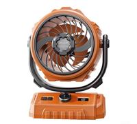 A Must Have For Any er This Compact And Functional fan Is Perfectly Designed To Meet Your Needs During All Types Of Adventures (Orange)
