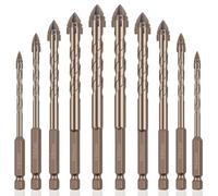 A Must Have For Professionals The Ten Piece Eccentric Drill Bit Kit For Precise Applications