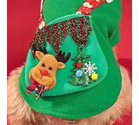 A Must Have For The Holidays Cozy Pet Dog Sweater Featuring An Adorable Reindeer Look (M)