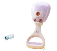 A must-have for walking dogs - portable poop bag holder, Multi functional Pet Fecal Scraper, Portable Wide Mouth Pet Garbage Cleaning Tool for Walking Dogs, Outdoor Sanitary Fecal Device（Purple）