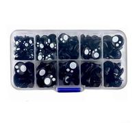 A Must Have in Every Crafter's Toolkit 100pcs Black Safety Eyes For Doll & Toy Making